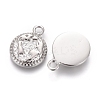 Non-Tarnish 304 Stainless Steel Charms STAS-F256-012P-3