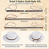 3Pcs 3 Styles Crystal Rhinestone Southwestern Cowboy Hat Belt DIY-CP0009-17B-2