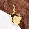 Brass Cuff Rings RJEW-C120-06G-3