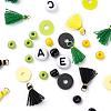 3 Colors 1155Pcs DIY Ghana Jamaican Theme Stretch Bracelets Making Kits DIY-LS0001-22C-4