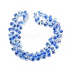 Electroplate Transparent Glass Beads Strands EGLA-P052-01A-AB07-2