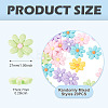 20Pcs Opaque Resin Cabochons CRES-TA0001-59-3
