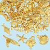 60Pcs Tibetan Style Alloy Pendants FIND-SP0004-07G-6