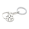 201 Stainless Steel Laser Cut Hollow Paddle Keychains KEYC-H021-02P-2