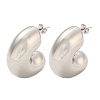 Non-Tarnish 304 Stainless Steel Stud Earrings LS-EJEW-G368-03P-1