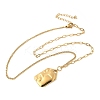 304 Stainless Steel Pendant Necklaces for Women NJEW-D312-02A-G-4