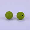 Round Silicone Focal Beads SI-JX0046A-23-2