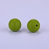 Round Silicone Focal Beads SI-JX0046A-23-2