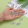 Tibetan Style Alloy Rhombus Filigree Joiners Links X-TIBE-5377-AS-LF-5
