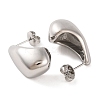 Non-Tarnish 304 Stainless Steel Stud Earrings EJEW-G395-22P-2