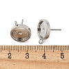 201 Stainless Steel Stud Earring STAS-C117-01A-P-3