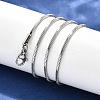 Tarnish Resistant 304 Stainless Steel Snake Chain Necklace Making STAS-P045-19P-2