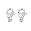 Brass Lobster Claw Clasps KK-P302-17P-1
