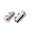 304 Stainless Steel Slide Lock Clasps STAS-F350-01A-P-2