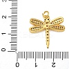Rack Plating Brass Micro Pave Cubic Zirconia Pendants KK-Z063-38G-3