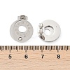 304 Stainless Steel Rhinestone Stud Earrings EJEW-Z089-06P-5