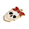 Halloween Theme Alloy Enamel Pendants ENAM-N056-225C-G-2