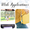 20Pcs 10 Colors Two Tone Frosted Acrylic Pendants FACR-TA0001-07-8