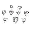 Natural Moonstone Finger Rings PW-WG82FD6-01-5