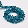 Imitate Austrian Crystal Bicone Glass Beads Strands LS-GLAA-F029-4x4mm-01-2