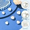 6Pcs 6 Styles Shell Pearl Pendants KK-CJ0003-73-3