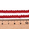 Baking Paint Imitation Jade Glass Round Bead Strands DGLA-Q021-4mm-05-A-3