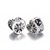 Hollow 925 Sterling Silver European Beads OPDL-L017-012TAS-2