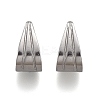 Tarnish Resistant 304 Stainless Steel Snap On Bails STAS-P249-07P-2