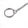 Tarnish Resistant 304 Stainless Steel Split Key Rings LS-STAS-G085-13-2