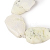 Natural White African Opal Beads Strands G-P548-B09-01-3