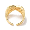 Brass Open Cuff Ring RJEW-E292-15G-3