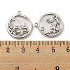 Brass Micro Pave Clear Cubic Zirconia Pendants KK-L211-011P-02-3