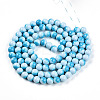 Baking Paint Glass Beads Strands DGLA-N012-8mm-05-2