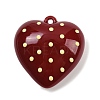 Opaque Acrylic Enamel Pendants OACR-B036-12A-1