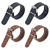 4 Pairs 2 Colors Imitation Leather Bicycle Basket Belt AJEW-CL0001-31-7