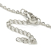 304 Stainless Steel Cable Chain Necklaces NJEW-H040-14P-3