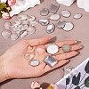 12Pcs 6 Styles 304 Stainless Steel Pendant Cabochon Settings STAS-TA0003-21-7