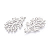 304 Stainless Steel Imitation Coral Pendants STAS-T069-41P-2