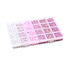 DIY Flat Round with Letter Acrylic Beads Bracelets Making Kits DIY-FS0008-90-6
