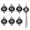 6Pcs Ethnic Style Zinc Alloy with Resin Connector Charms FIND-PH0028-05D-1