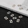 Tarnish Resistant 304 Stainless Steel Letter Charms STAS-O072-S-4