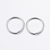 Tarnish Resistant 304 Stainless Steel Open Jump Rings A-STAS-P151-05-2