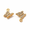 Ion Plating(IP) 316 Surgical Stainless Steel with Crystal Rhinestone Pendants STAS-G305-05G-2