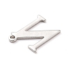 Tarnish Resistant 304 Stainless Steel Charms STAS-H112-N-P-3