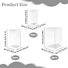 BENECREAT 30Pcs 3 Styles Rectangle Transparent Plastic PVC Box Gift Packaging CON-BC0007-29-2
