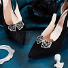 2Pcs Alloy Shoe Buckle Clips FIND-FG0003-10B-4