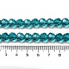 Transparent Glass Beads EGLA-A035-T8mm-D12-5