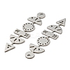 Non-Tarnish 201 Stainless Steel Pendants STAS-M318-36P-2