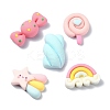 Dessert Theme Opaque Resin Decoden Cabochons RESI-G088-03-1