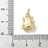 Insect Themes Brass Enamel Pendants KK-B155-01B-01G-3